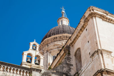 Dome and bells of the dubrovnik cathedral