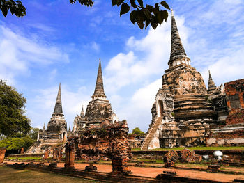 Temple against sky