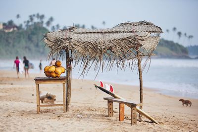 Hut at beach