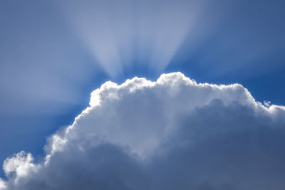 Low angle view of clouds in sky