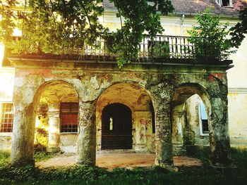 View of old building