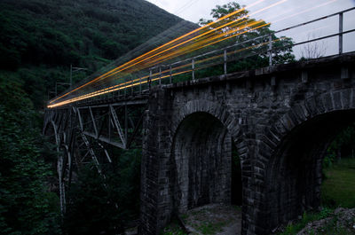Low angle view of bridge against sky