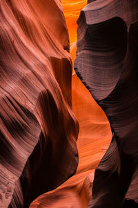 Full frame shot of rock formations