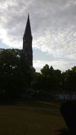 View of church against cloudy sky