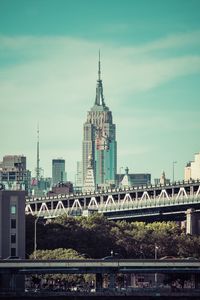 City skyline against sky