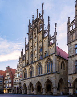 The old town hall of münster, nrw, germany