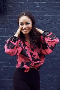 Portrait of a smiling young woman