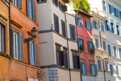 Low angle view of residential building