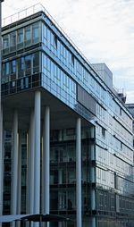 Low angle view of building against sky