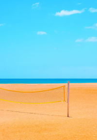 Stylish summer wallpaper. beach and volleyball. travel vacation concept