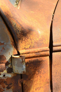 Close-up of rusty metal