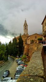 Panoramic view of cathedral against sky