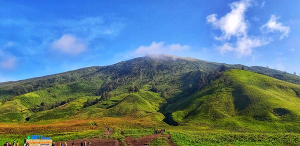 Scenic view of landscape against sky