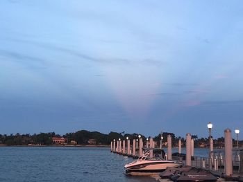 Scenic view of river against sky