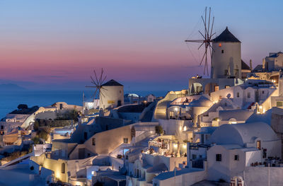 High angle shot of cityscape