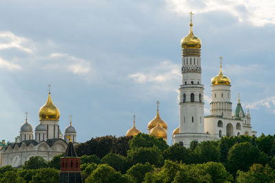 View of cathedral against cloudy sky