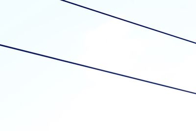 Low angle view of power lines