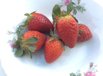 Close-up of strawberries