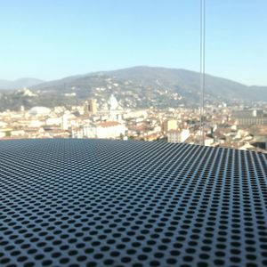 Aerial view of cityscape against sky