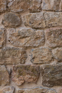 Close-up of stone wall