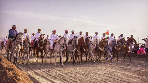 Horse rece in oman 