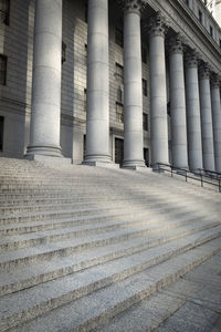 Low angle view of historical building