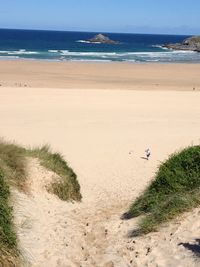 Scenic view of beach