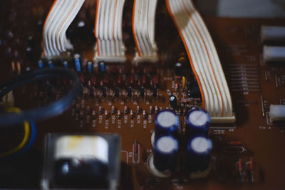 Close-up of circuit board