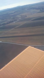 Scenic view of desert against sky