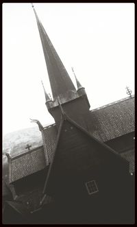 Low angle view of building against sky