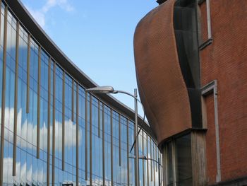 Low angle view of building against sky