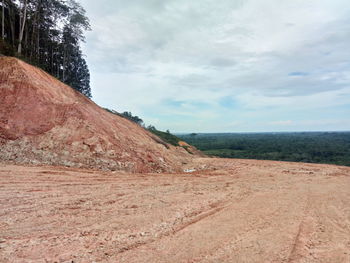 Scenic view of landscape against sky