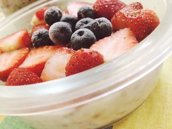 Close-up of dessert in plate