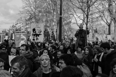 Group of people at concert