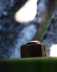 Close up of stone wall