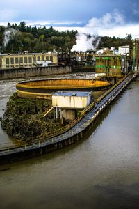 River with buildings in background