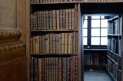 View of books in shelf