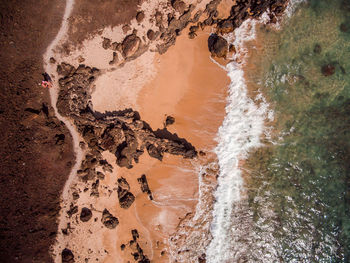 Aerial view of beach