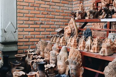 Stack of traditional wall