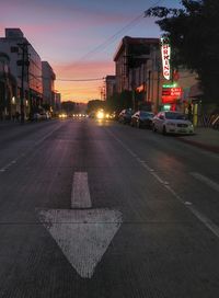 Road at night