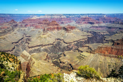 Scenic view of dramatic landscape