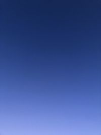 Low angle view of clear sky