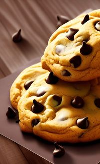 Close-up of cookies in plate on table