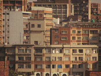 Full frame shot of residential buildings