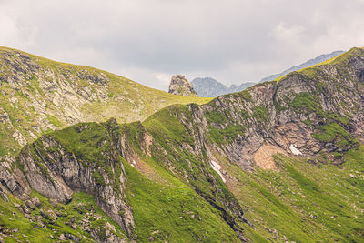 Scenic view of mountain against sky