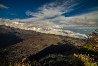 Scenic view of landscape against sky