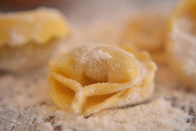 Close-up of dessert on table