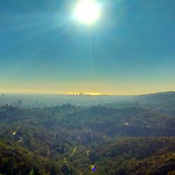 Scenic view of landscape against clear sky