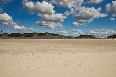 Scenic view of desert against sky