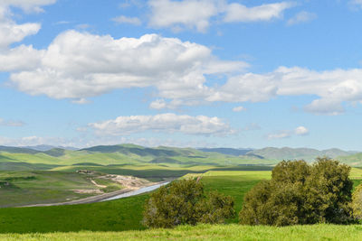 Scenic view of landscape against sky